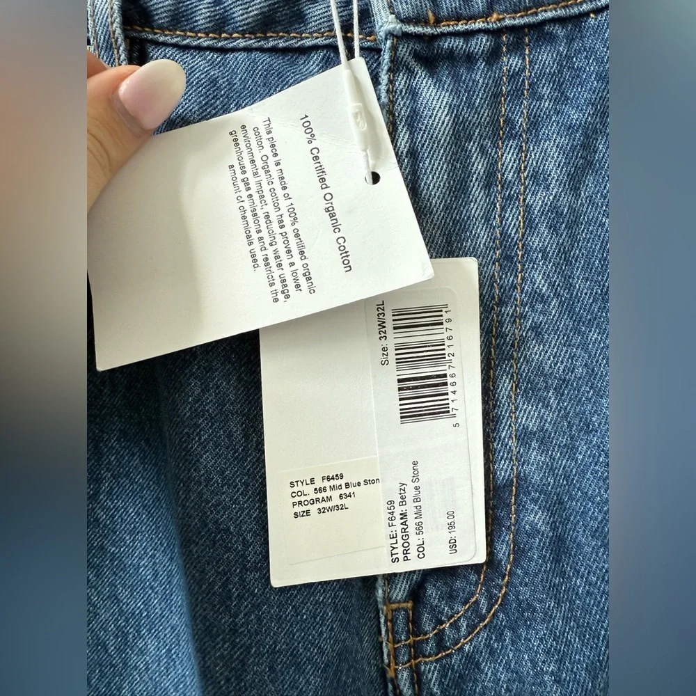 NWT Ganni betzy jeans